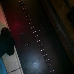 Leather black chrome studs custom made