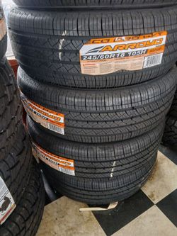 Tengo un set de llantas nuevas 245 60 18 de la marca arroyo