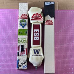 Redhook Brewery Beer Tap Handles - Seattle Sounders & UW Huskies
