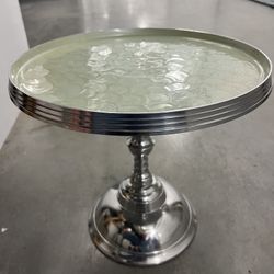 Light Green and Silver Cake Stand 