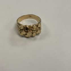 Real Gold Nugget Ring 14k 7 Grams Pick Up Only