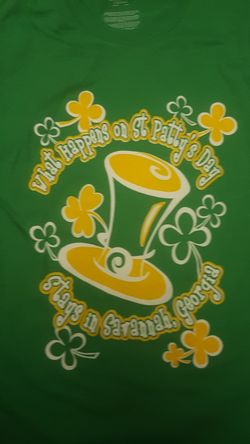 Savannah st. Patrick's Day t-shirts