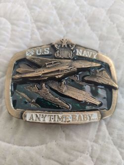 Vintage belt buckle. made in USA