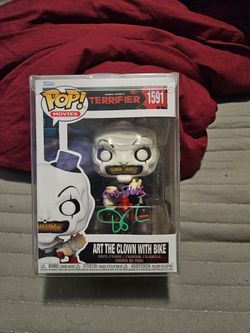 Art the clown signed funko