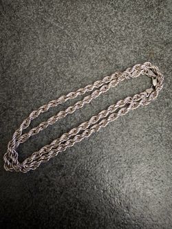 925 Silver Taxco mx rope chain