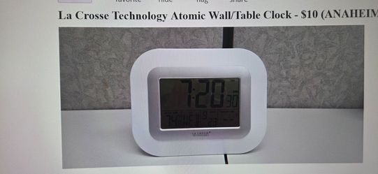 La Crosse Technology Atomic Wall/Table Clock