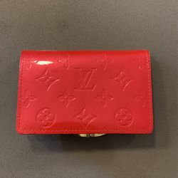 Louis Vuitton Vernis Wallet Pink Monogram