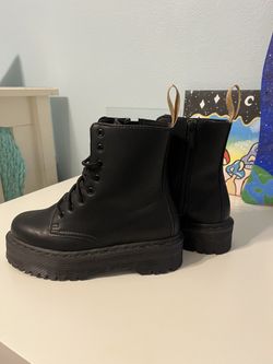 Dr. Martens Vegan Jadon II Mono Platform Boots - Women's 8