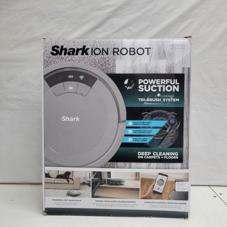Shark ION Robot® RV772 Vacuum in Smoked Ash