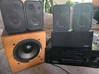 Sony reciever surround sound system.