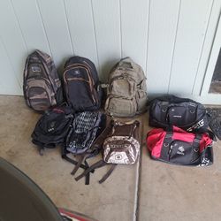 Backpacks, Duffel Bags, Hydration Packs