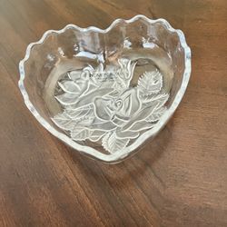 Crystal Heart Shape Bowl