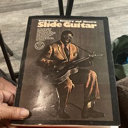 Slide Guitar Manual Vinyl Record still attached.