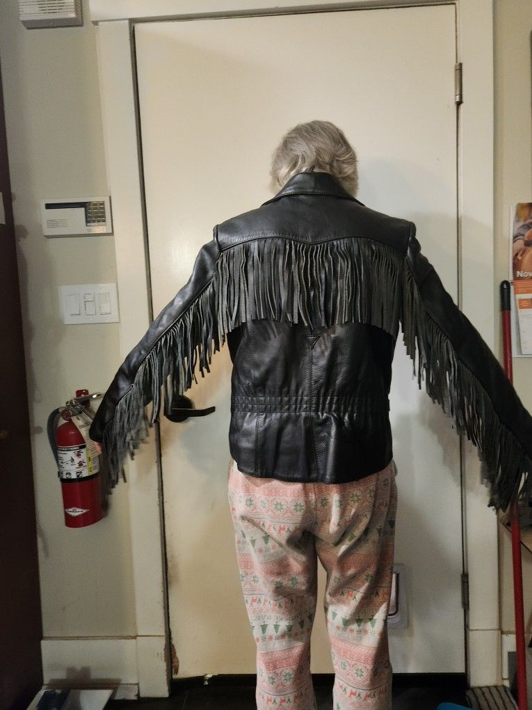 Harley Davidson Vintage Fringe Winter Jacket