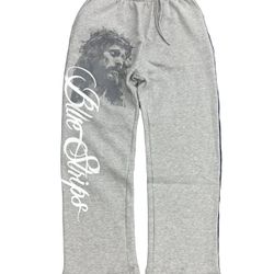 BluestripsLA Jesus Gray Sweats