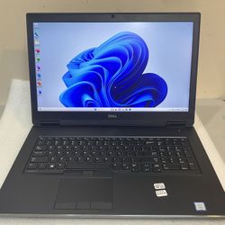 Dell Precision 7730 17.3" i7-8750H • 16GB RAM • 512GB SSD • Radeon Pro WX 4150 Windows 11 pro  