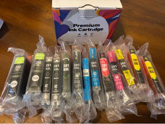 Canon PGI-280XXL CLI-281XXL Ink – 2 Full 5-Packs + 3 Bonus Cartridges – Sealed/Unused