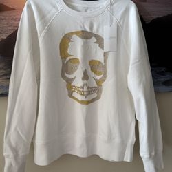 Zadig&Voltaire/ Women/ Upper skull Sweater/Sweatshirt/ White/ M/ New