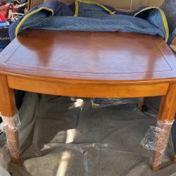 Solid Wood Dining Room Table With Four Chairs