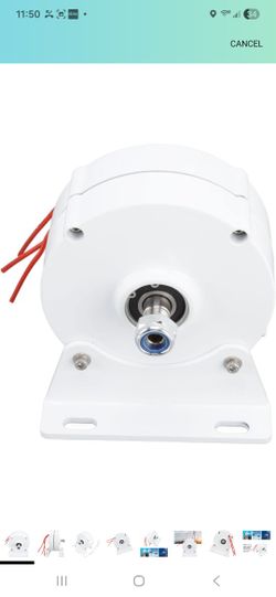 200W 3 Phase Alternator Aluminum Alloy Permanent Magnet Electric Motor Generator for Vertical Horizontal Wind 12V