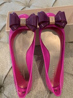 Ted Baker flat shoes, pink, size 7.