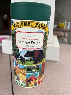 Vintage Puzzle - National Parks Cavallini & Co.