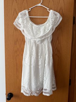 White lace dress