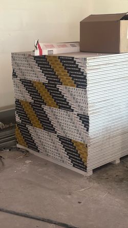 5/8” x 12’ FIRE-SHIELD DRYWALL – $19/SHEET 🔥 OVER 100 SHEETS AVAILABLE 🔥