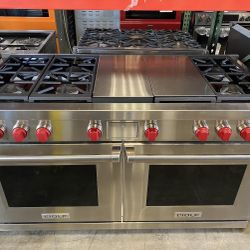 Wolf 60” range - 6 burner with grill and griddle