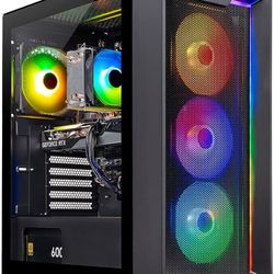 Skytech Gaming Nebula Gaming PC Desktop – Intel Core i5 13400F 2.5 GHz, NVIDIA RTX 4060, 1TB NVME SSD, 16GB DDR4 RAM 3200, 600W Gold PSU, 11AC Wi-Fi, 