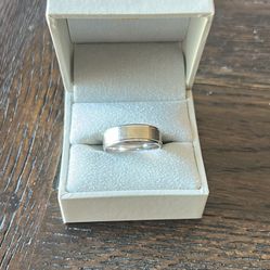18k White Gold Men Ring