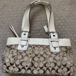 Coach Soho Pleated Signature Tote