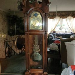 Howard Miller Grandfather Clock Moon Dial