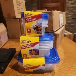 smart and simple plastic container sets