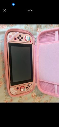 Nintendo Switch 1 with cases, dock/charger and AC cards