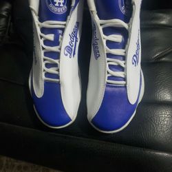New Dodgers Jordons Size 12 1/2, Size 13 Or 12 Will Fit