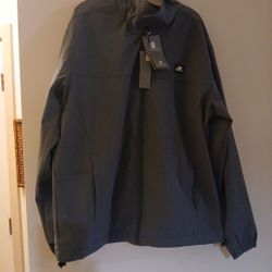 Men's New Balance Windbreaker Jacket Size Small Brand New Gray 