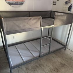 IKEA Twin Size Bunk Bed - Metal 
