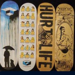 SKATEBOARD DECKS. PICK UP ONLY