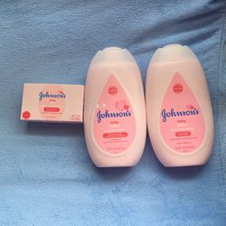Johnson’s Baby Lotion and Bar