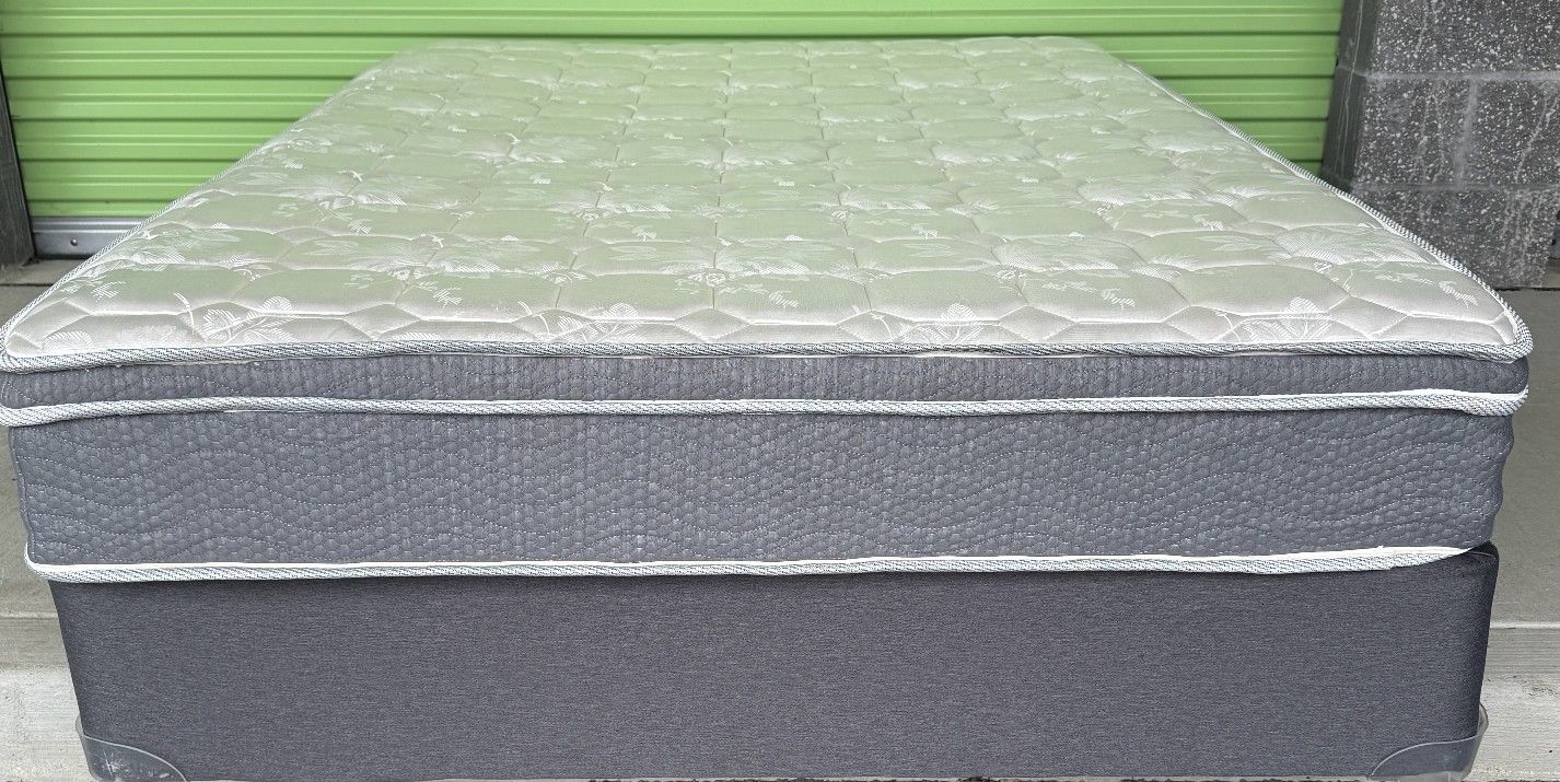 Full Size Mattress Set Box Spring & Bed Frame Optional