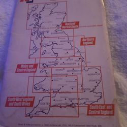Map Of South-East & Central England 