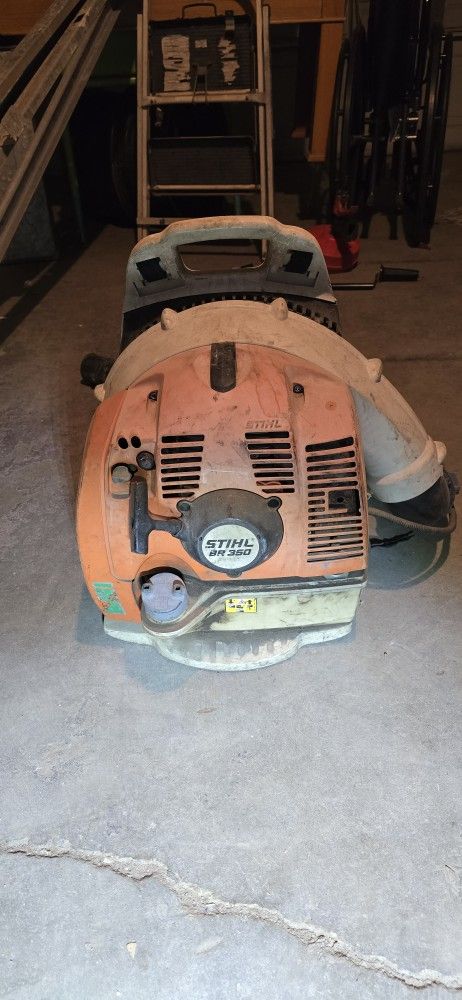 Stihl Br 350 Backpack Leaf Blower 201 Mph Needs Carburetor Clean