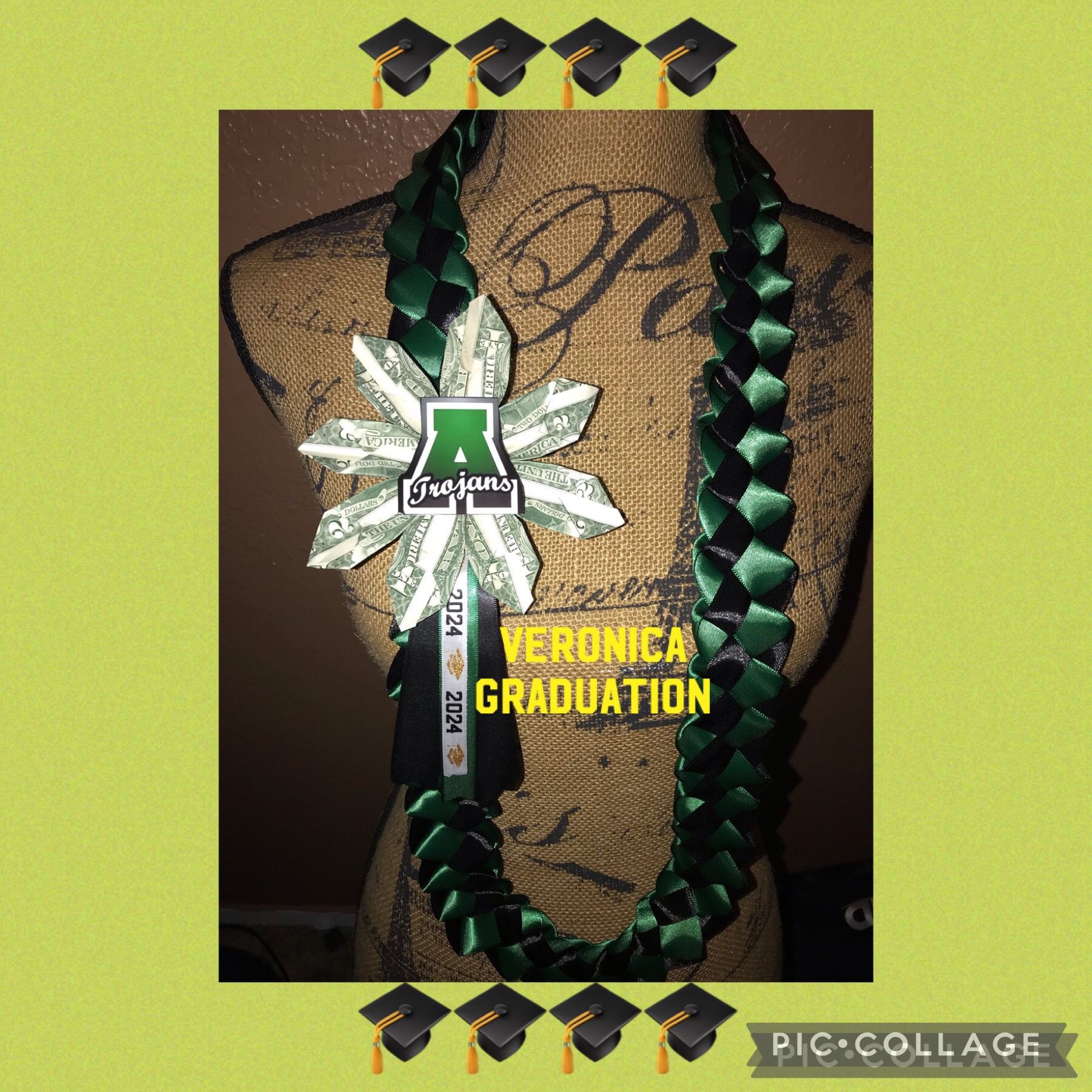 Graduation Ribbion Leis