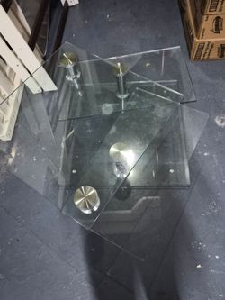 Multi-Top Motion Glass Cocktail Table
