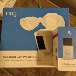 Ring Wired Floodlight And Doorbell