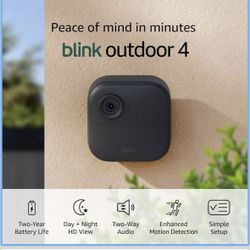 Blink Outdoor 4 Smart Security Camera – Wireless & HD (2 Cameras)
