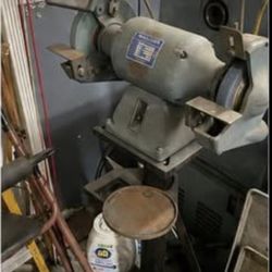 Heavy-Duty BALDOR Industrial Bench Grinder –