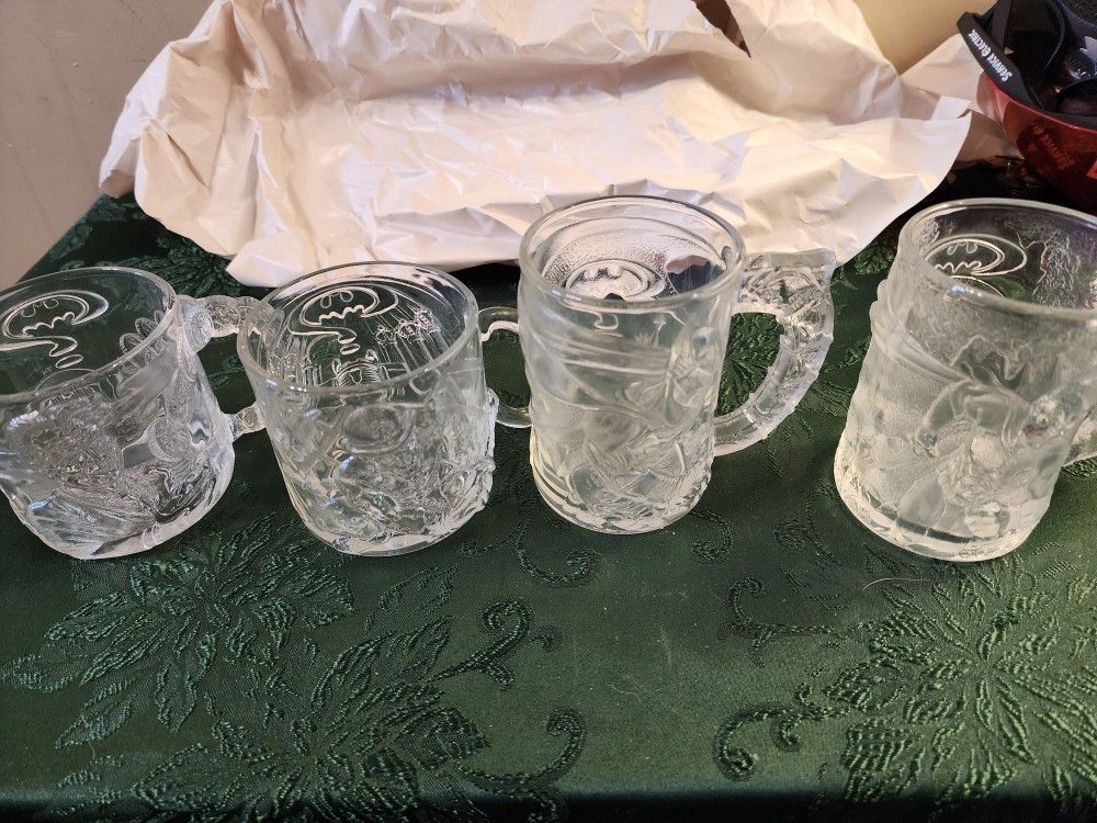 Batman Forever Glass Mug Set