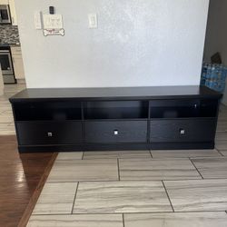 BRAND NEW!! 70” Black T.V. Stand/Entertainment Center